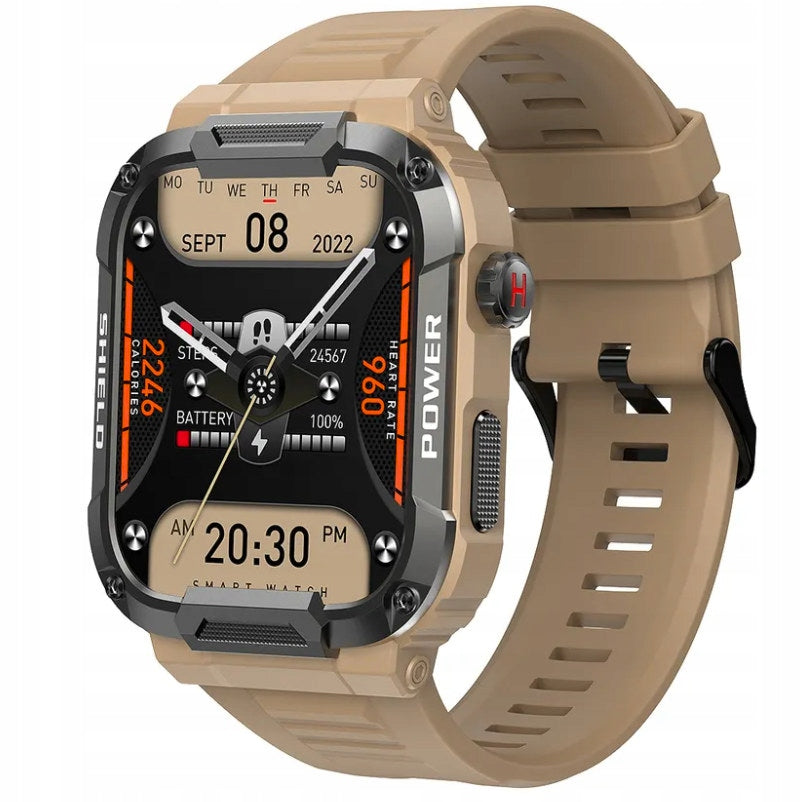 Smartwatch for military conversation beige Rubicon Color yellow