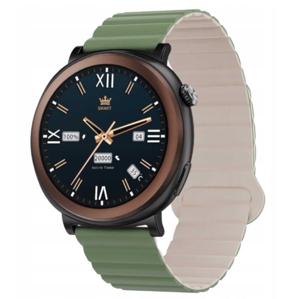 Smartwatch men's sports watch GlacierX Theron Black strap + bracelet Manufacturer code 5907339230236