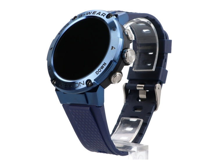 Smartwatch men's sports watch music functions GlacierX Ceres blue Packaging status original