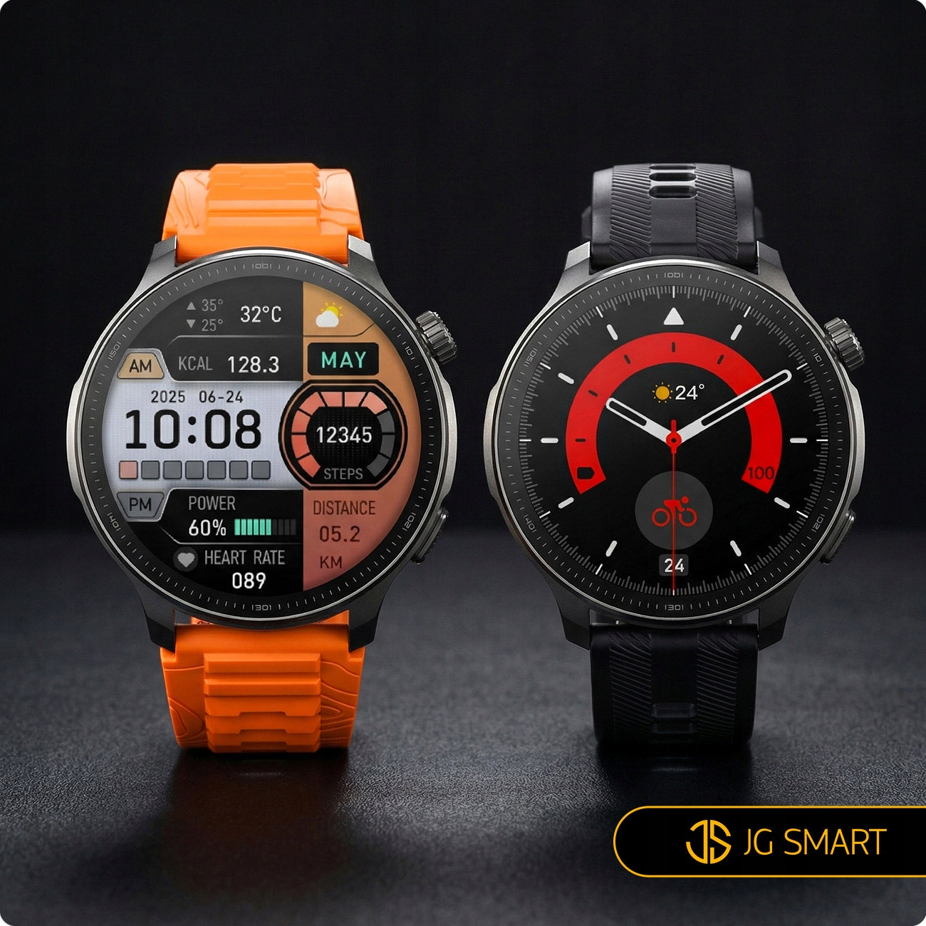 Smartwatch men's watch GPS AMOLED MENU PL WATERPROOF VOICE RECORDER 4GB 3Stripes Packaging status original