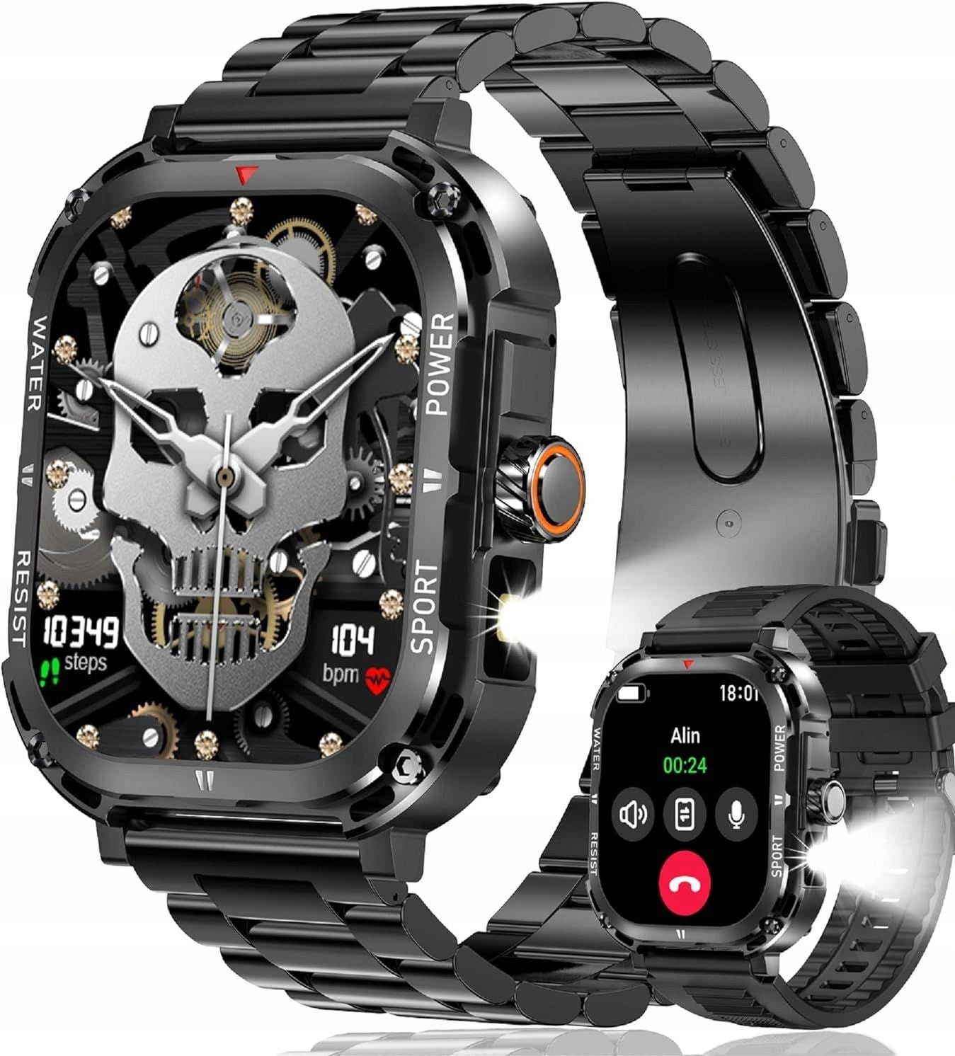 Smartwatch men's watch black LEMFO LF37