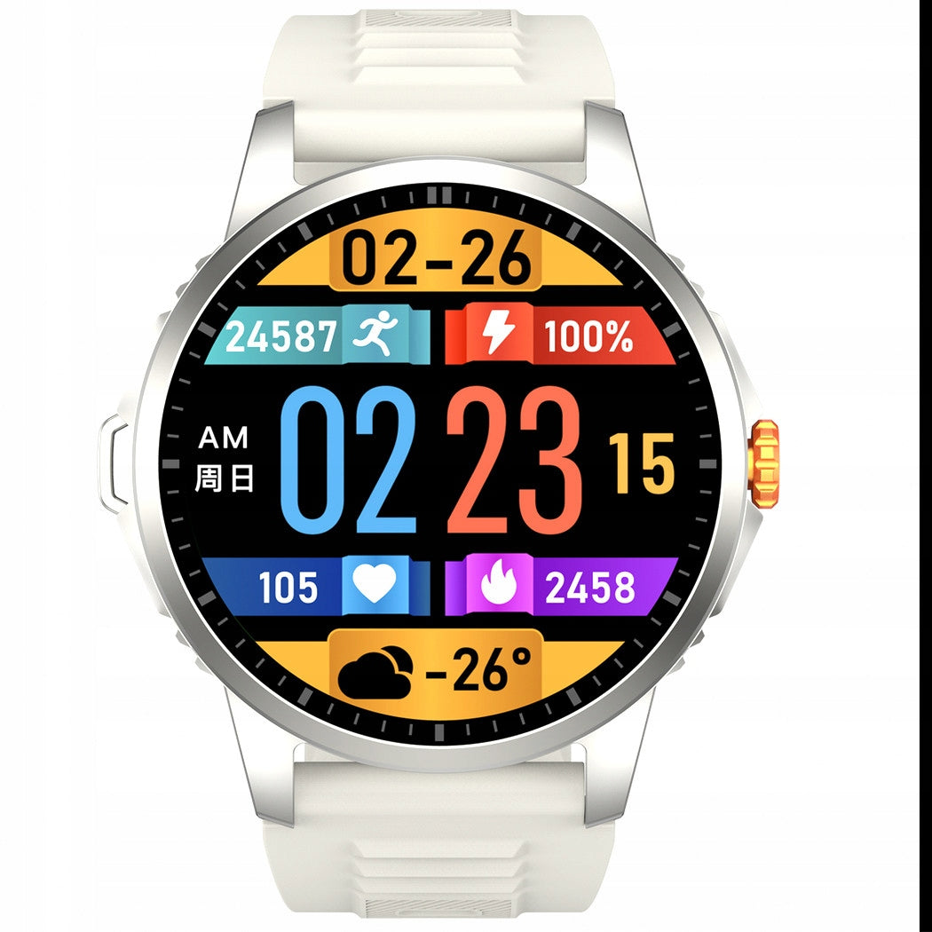 Smartwatch outdoor HD flashlight compass tetno steps calories resistant case Packaging status original