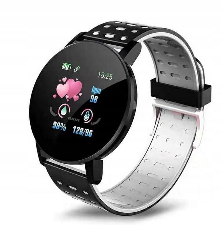 Smartwatch smartband 119s modern elegant everyday black and gray