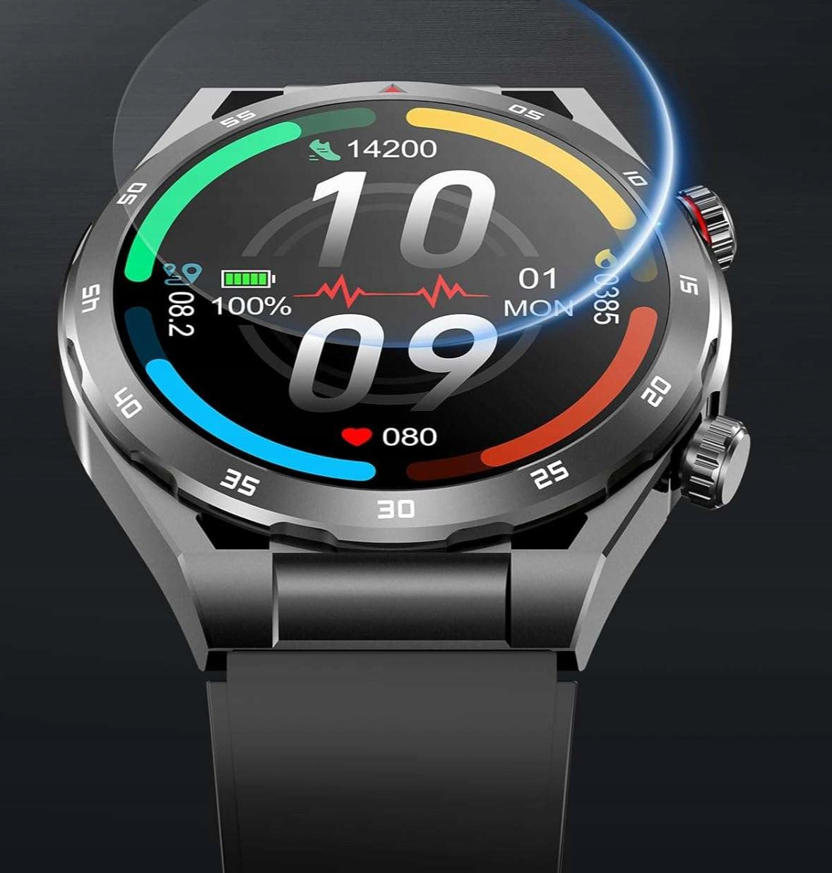 Smartwatch sports watch Bluetooth waterproof 1,39 inch Android IOS Packaging status original