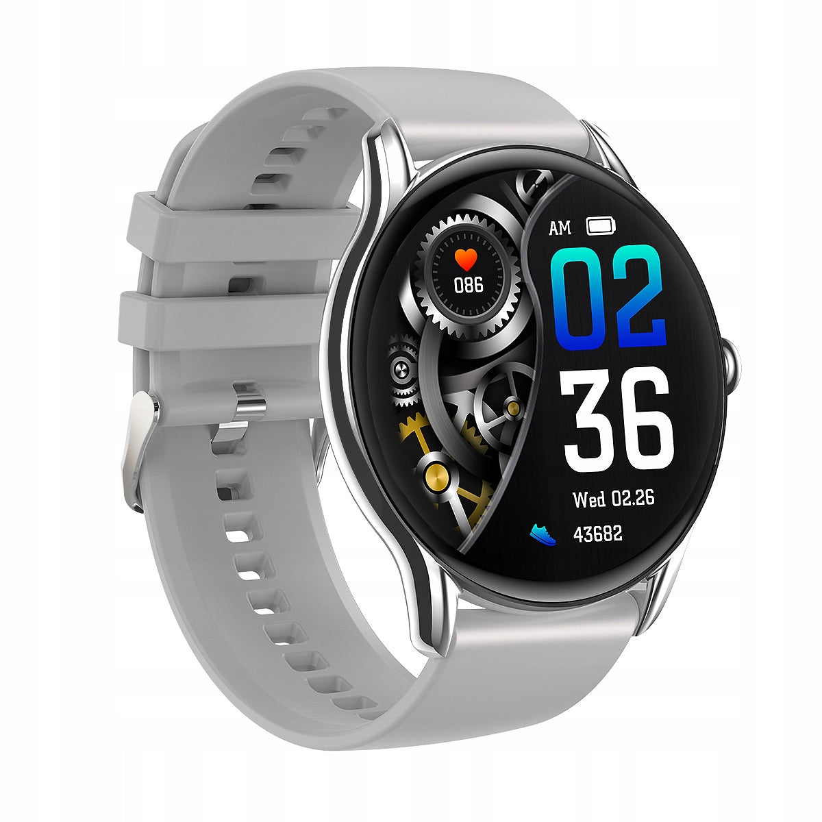 Smartwatch sports watch functions GlacierX Sphere Silver + bracelet Packaging status original