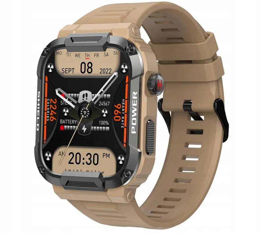 Smartwatch watch Rubicon male RNCF07 yellow sports modes Bluetooth 2023