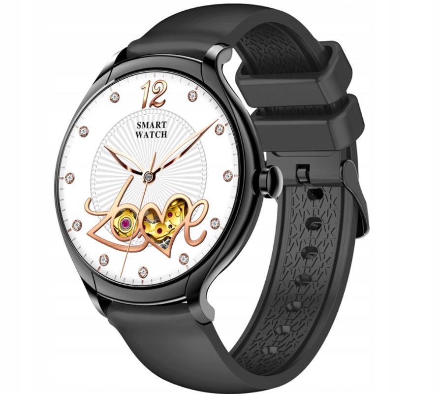 Smartwatch watch Rubicon men's women's RNCF13 black Bluetooth modes sport Brand Rubicon