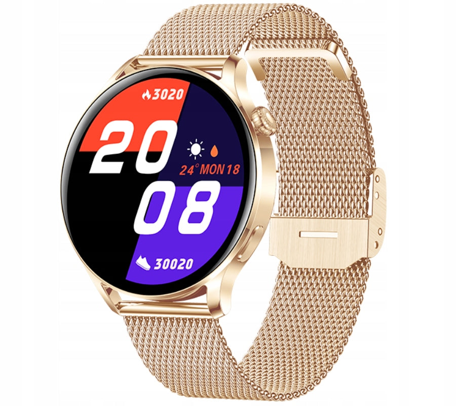 Smartwatch watch Rubicon women's RNCE81 rose gold sports modes SMS EAN (GTIN) 5905220800223
