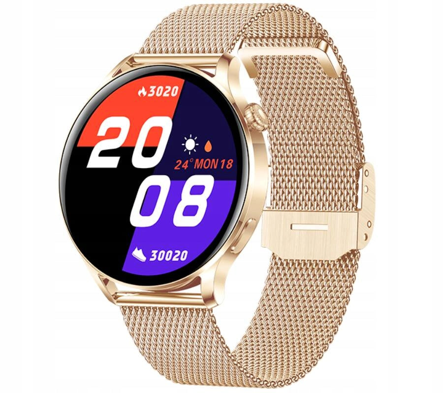 Smartwatch watch Rubicon women's RNCE81 rose gold sports modes SMS