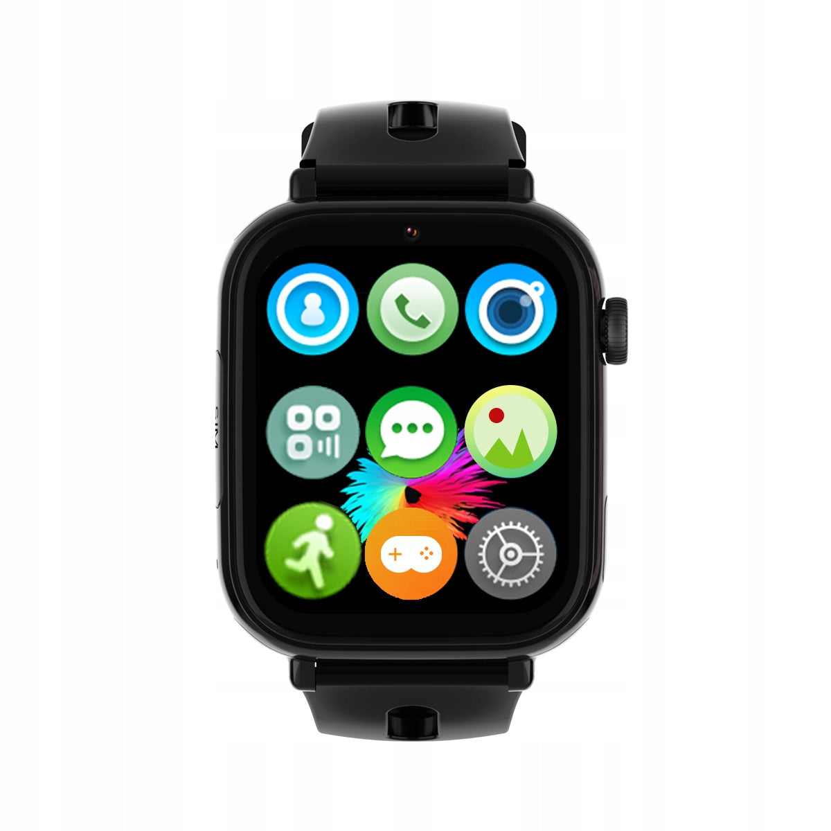 Smartwatch watch for children and teenagers CALMEAN Smart Watch ONE, black Color black