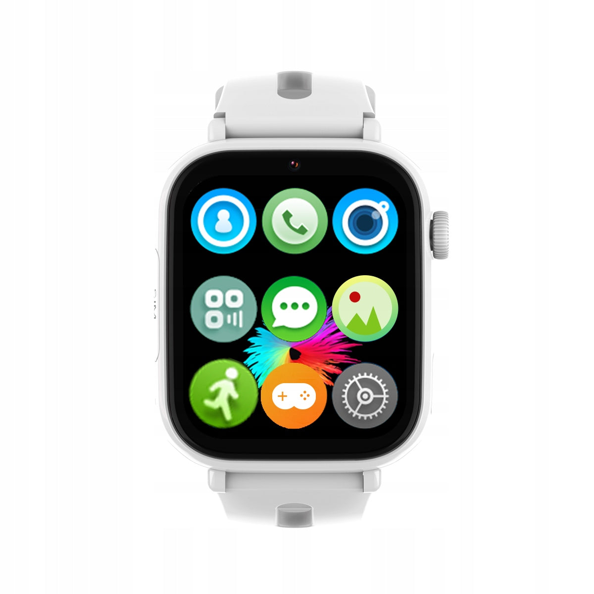 Smartwatch watch for children and teenagers CALMEAN Smart Watch ONE, white Color white