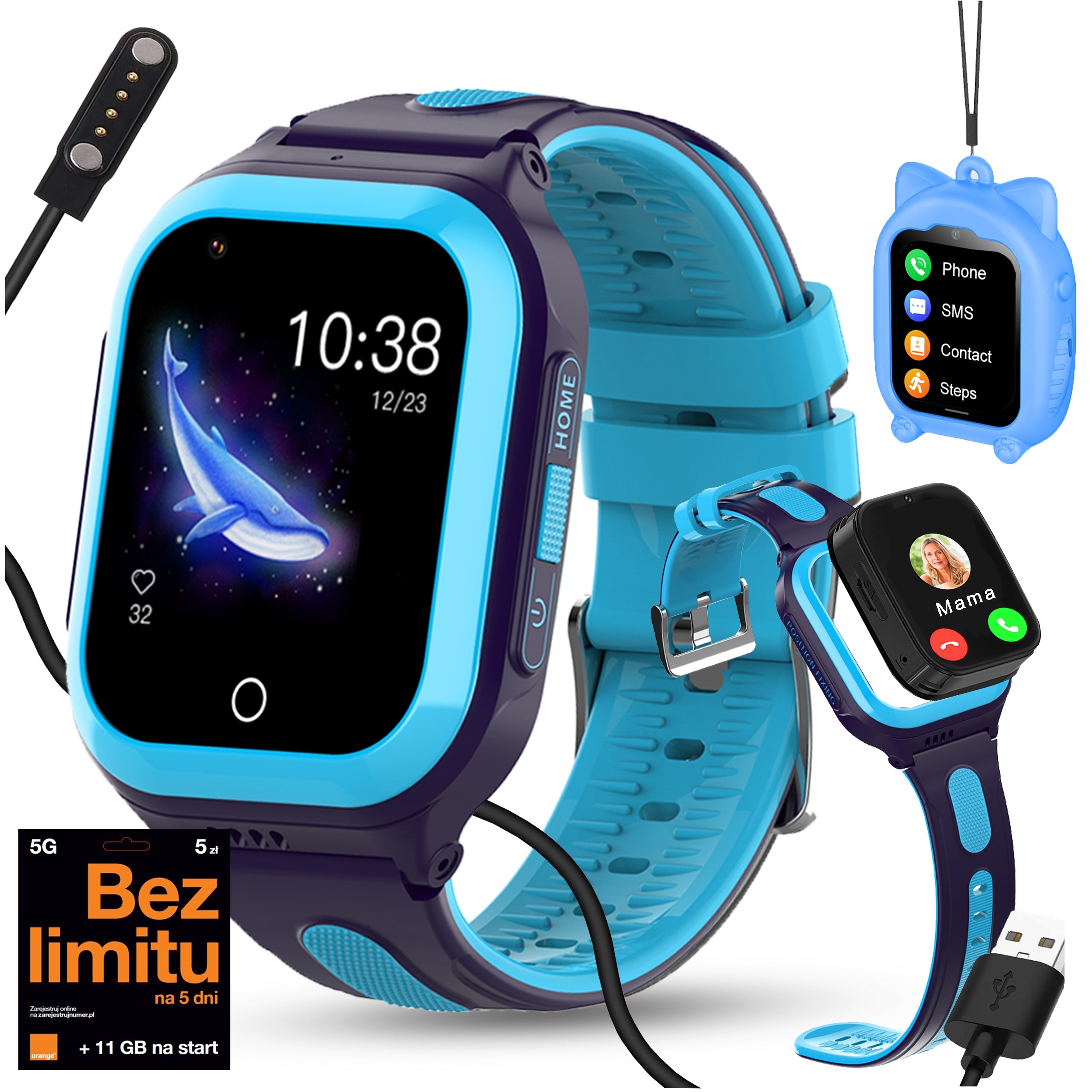 Smartwatch watch phone for children gpr talk music vibration whatsapp Manufacturer code 63039169