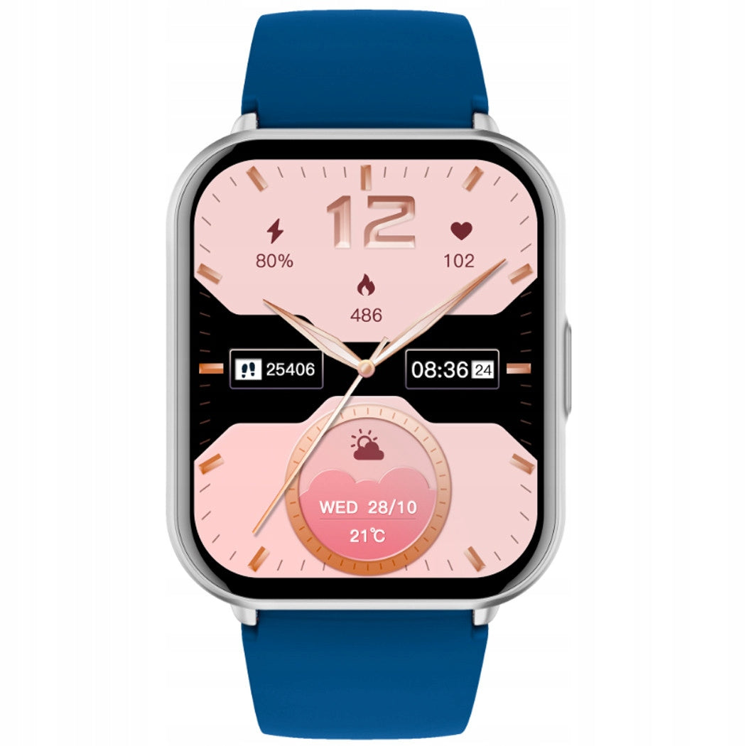 Smartwatch women's conversation notifications from phone pulse steps alarm menu PL Brand Rubicon
