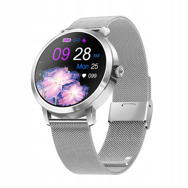 Smartwatch women's sports watch elegant features MENU PL GlacierX Freya