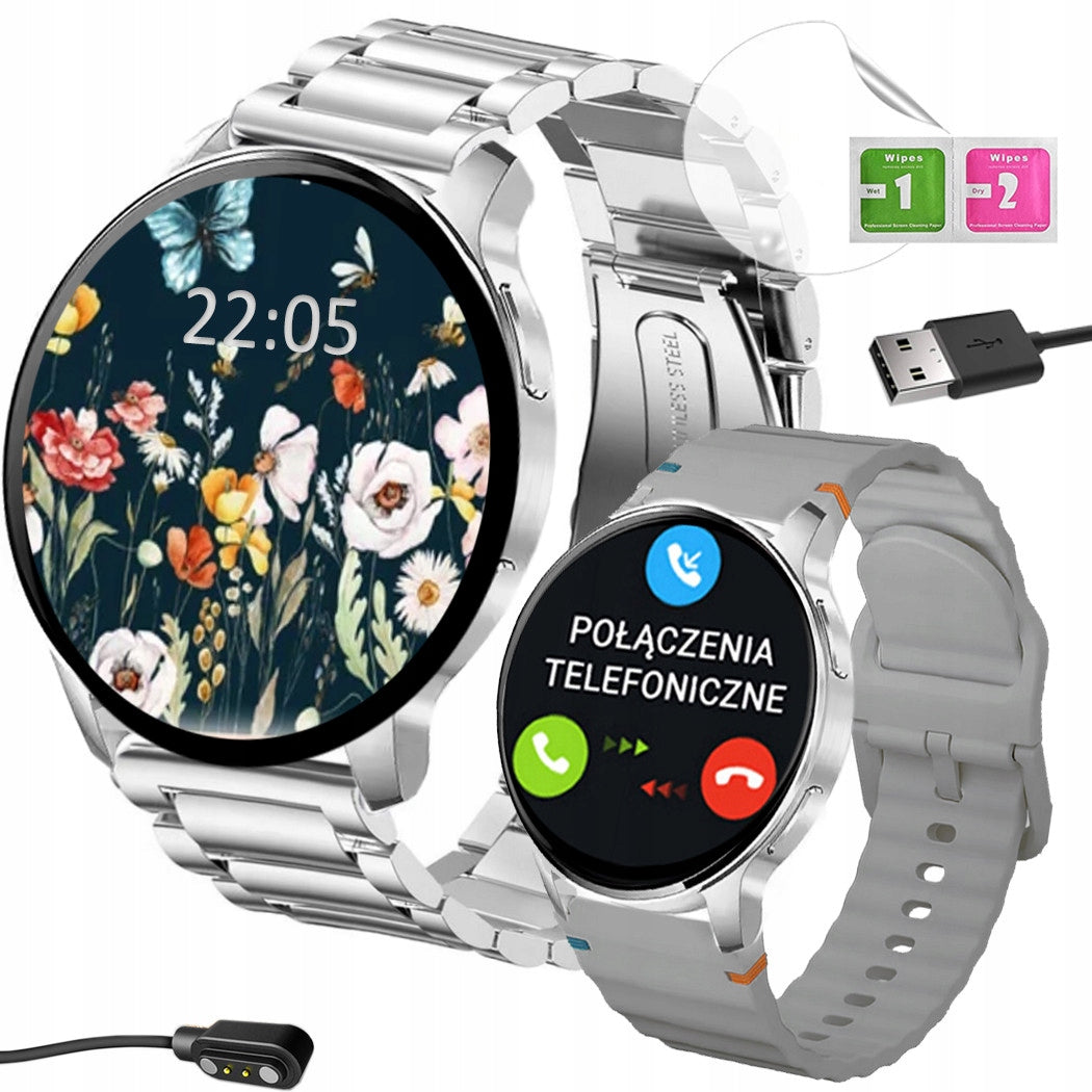 Smartwatch women's watch PL MENU TALK SMART WATCH SILVER WATCH 7 PRO