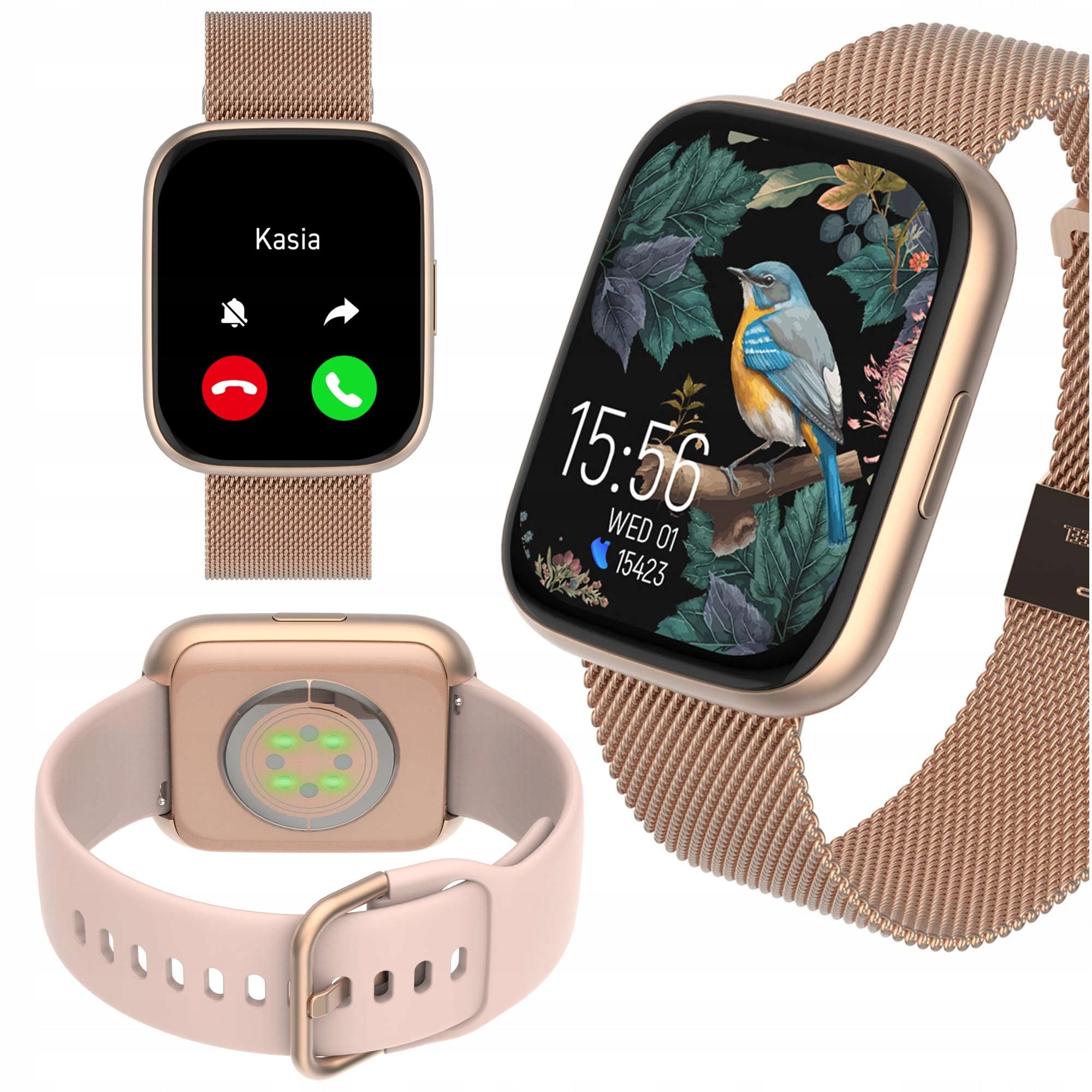 Smartwatch women's watch with talk function gold waterproof Forever