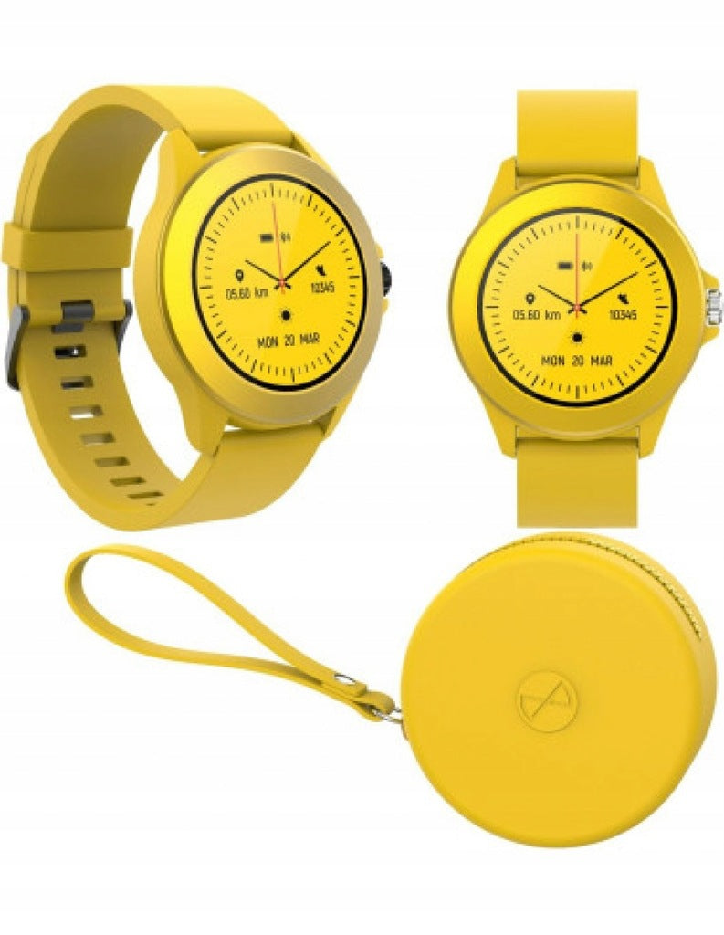 Smartwatch youth color watch with rubber strap yellow Forever Color yellow