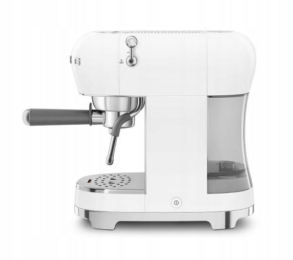 Smeg ECF02WHEU 1350W Espresso machine , 15 bar, white Brand Smeg