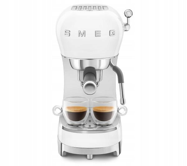 Smeg ECF02WHEU 1350W Espresso machine , 15 bar, white