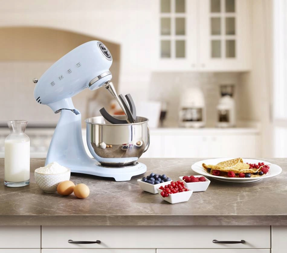 Smeg Planetary Mixer Pastel Blue SMF03PBEU Brand Smeg