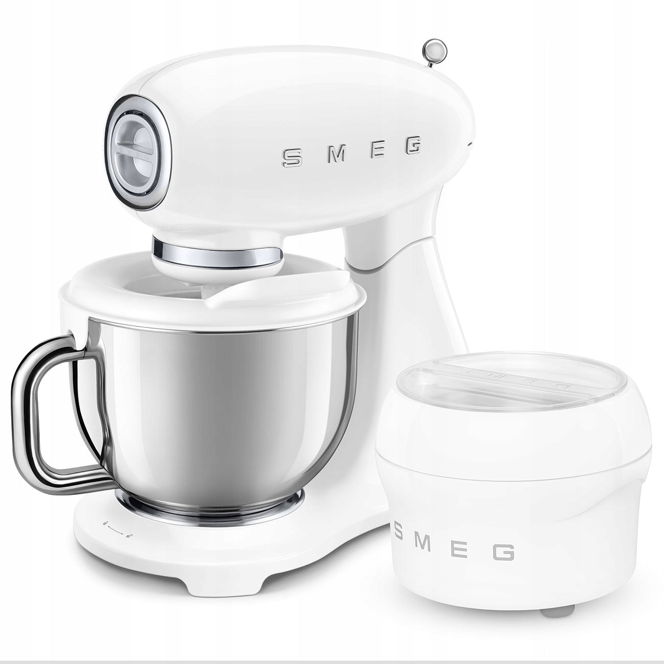 Smeg - Planetary robot mixer SMF05WHEU WHITE - FROM HAND - 50'S Style Manufacturer code SMF05WHEU