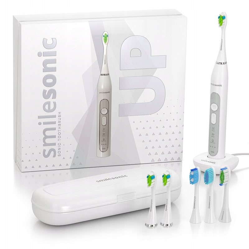 Smilesonic UP sonic toothbrush 96 000 movements/min 6 replacement tips