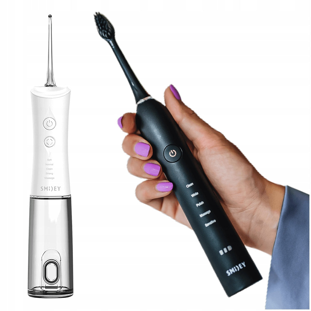 Smiley Sonic Toothbrush for Teeth + Dental Irrigator Wireless