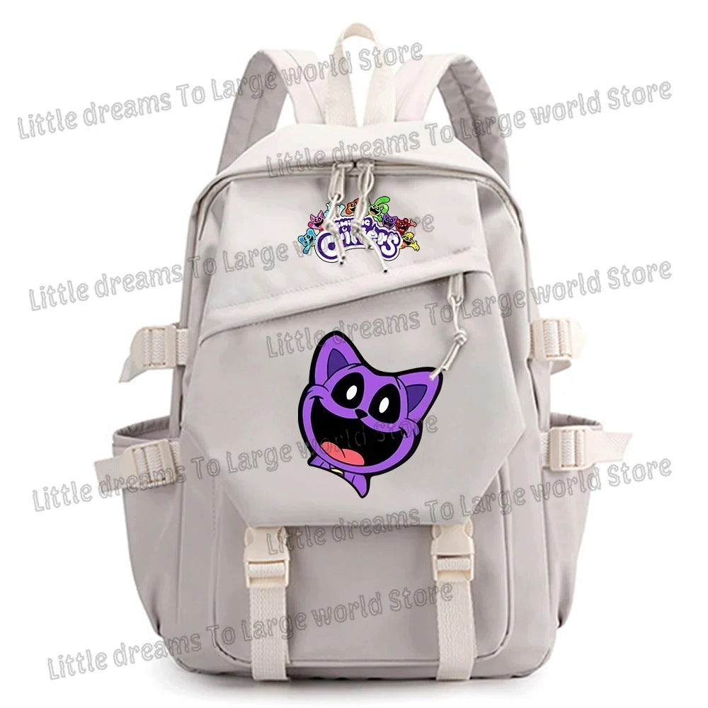 Smiling Critters Backpack Cartoon School Bag Children Student Supplies Brand no brand