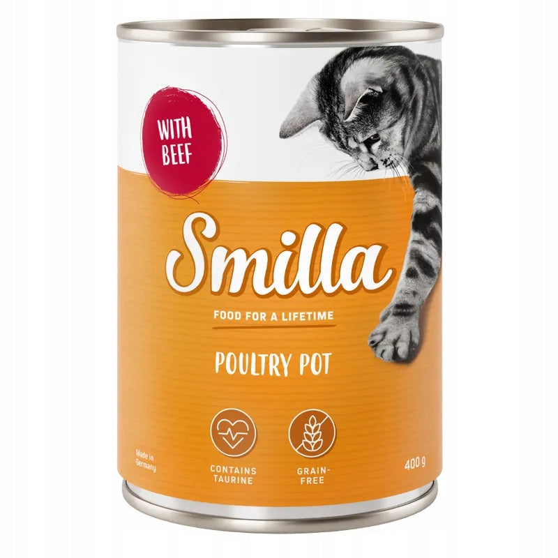 Smilla Poultry Chicken SET 1 MIX OF POULTRY FLAVORS 6x 400g Manufacturer code 345