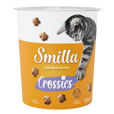 Smilla delicacy 4 types Crossies Ringlies Hearties Toothies 4x 125g 0,5kg Brand Smilla