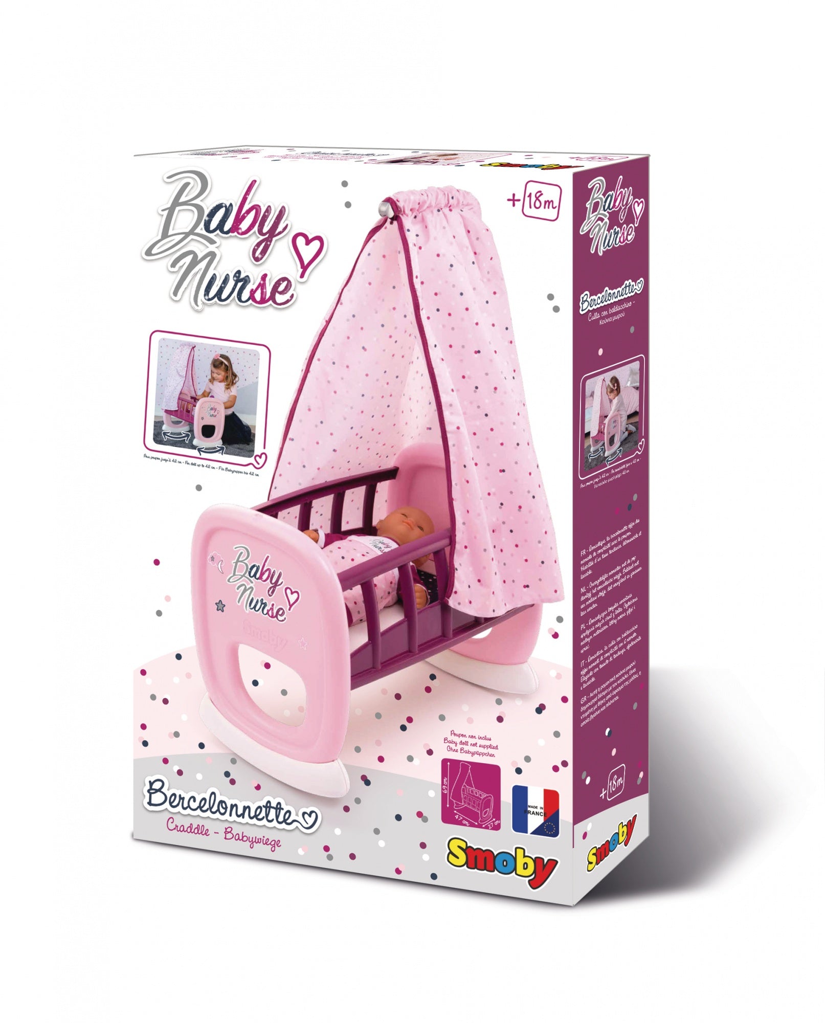 Lėlės lovytė-lopšys Simba Smoby, 220338