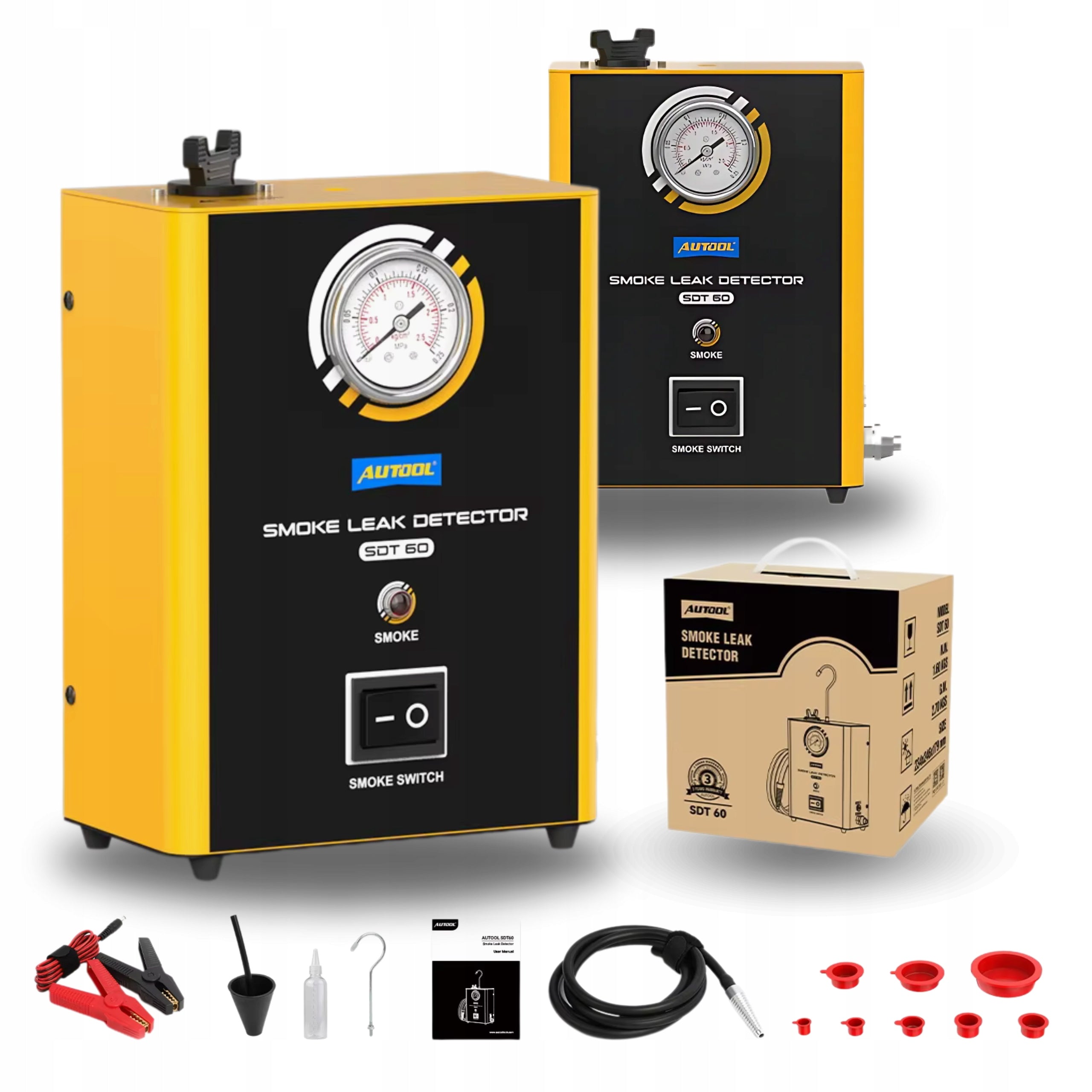 Smoke blower AUTOOL SDT60 for leak diagnostics + 8pcs FREEBIE Manufacturer code Autool SDT 60 Generator Dymu zadymiarka
