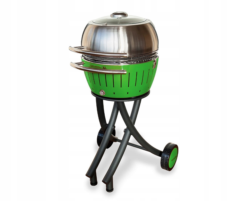 Smokeless Garden Charcoal Grill with Trolley Cover Ashtray LotusGrill XL