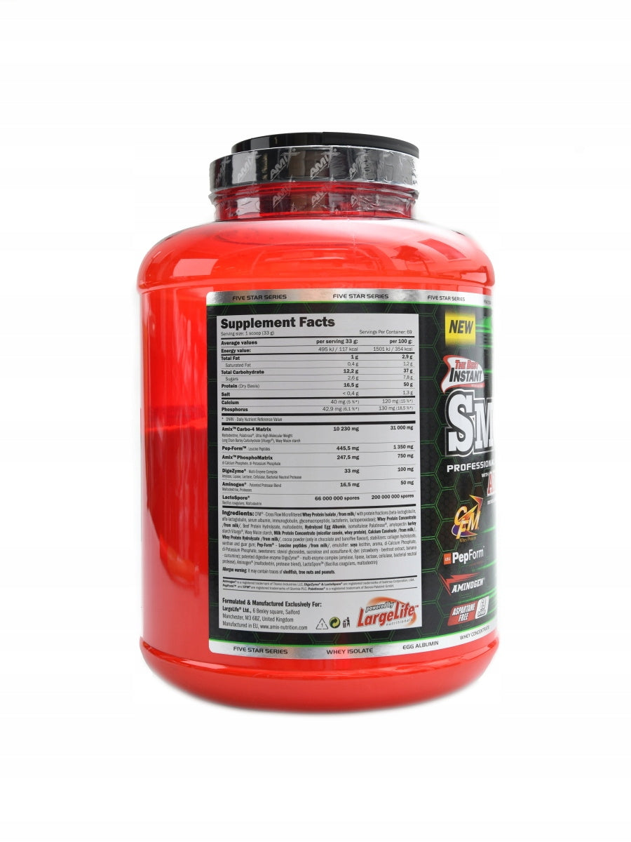 Smooth-8TM Hybrid Protein 2300g vanilla Brand Amix