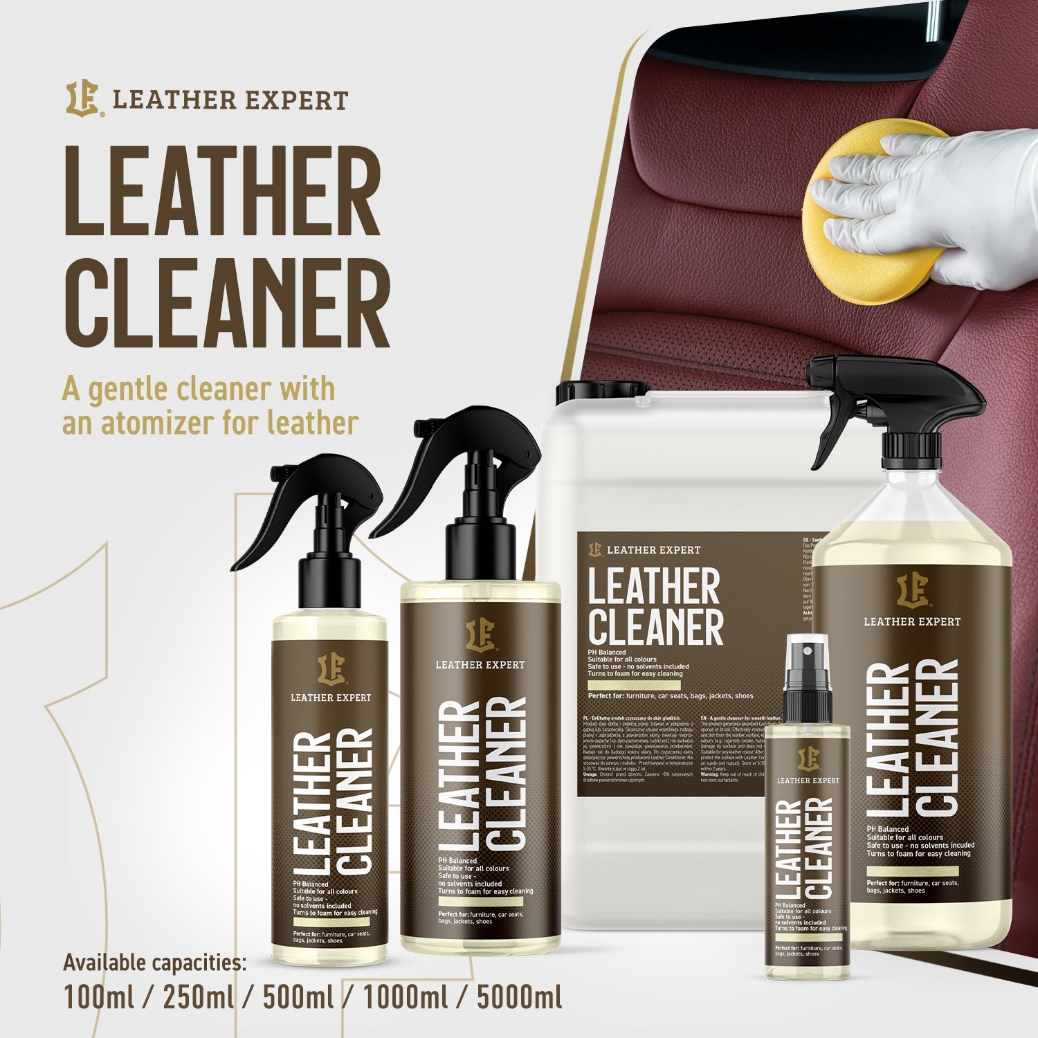 Smooth leather cleaner Leather Cleaner 100 ml Leather Expert Manufacturer Leather Expert