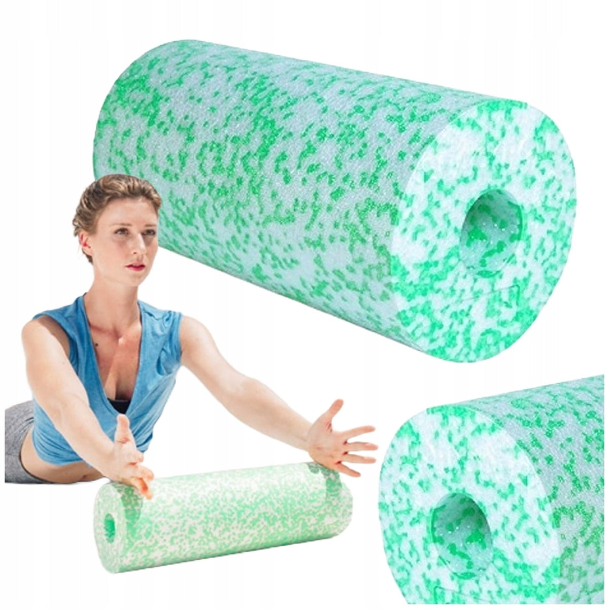 Smooth roller Blackroll 30 cm x 15 cm green
