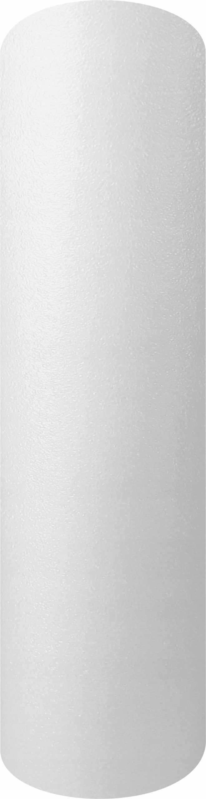 Smooth roller for exercise, massage, Pilates, roller white 90x15 cm Brand no brand