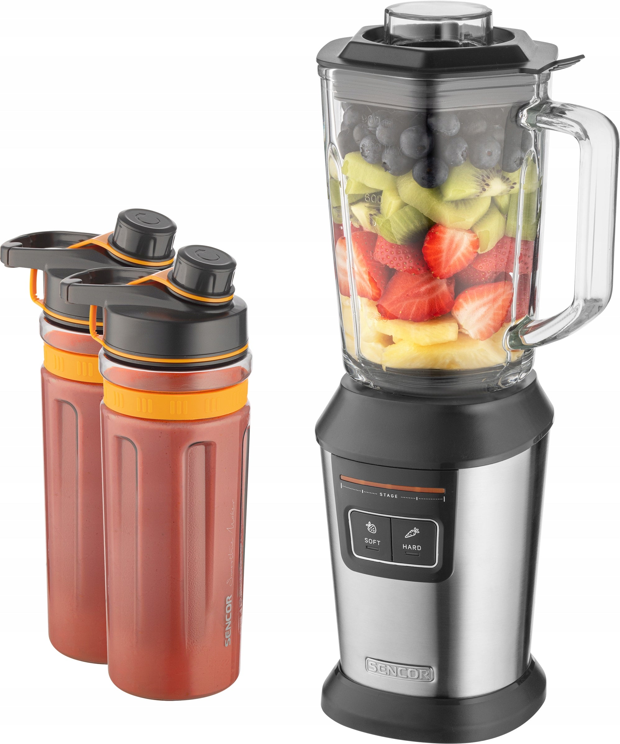 Smoothie Chalice Blender Sencor SBL 7550SS 800W 85 dB + 2 bottles Manufacturer code SBL7550SS