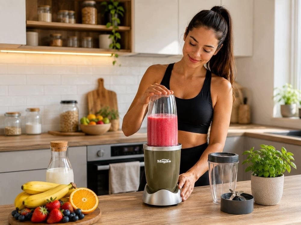 Smoothie Cocktail Blender Mixes Ice Crushes 3 Cups 600W Brand Rozz