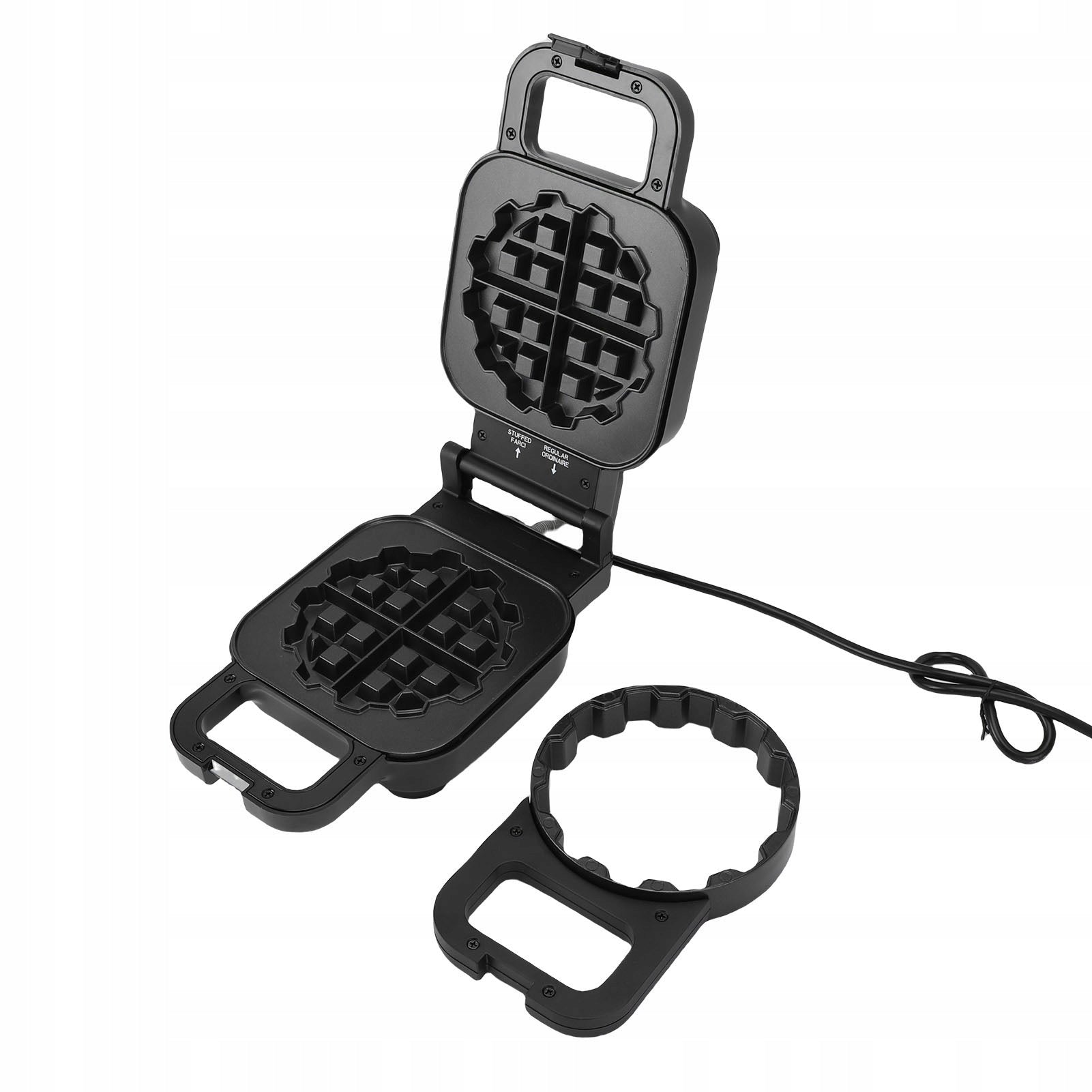 Smoothly Waffle Maker 800W double heating sus non stick fluffy ZB Power rating 1 W