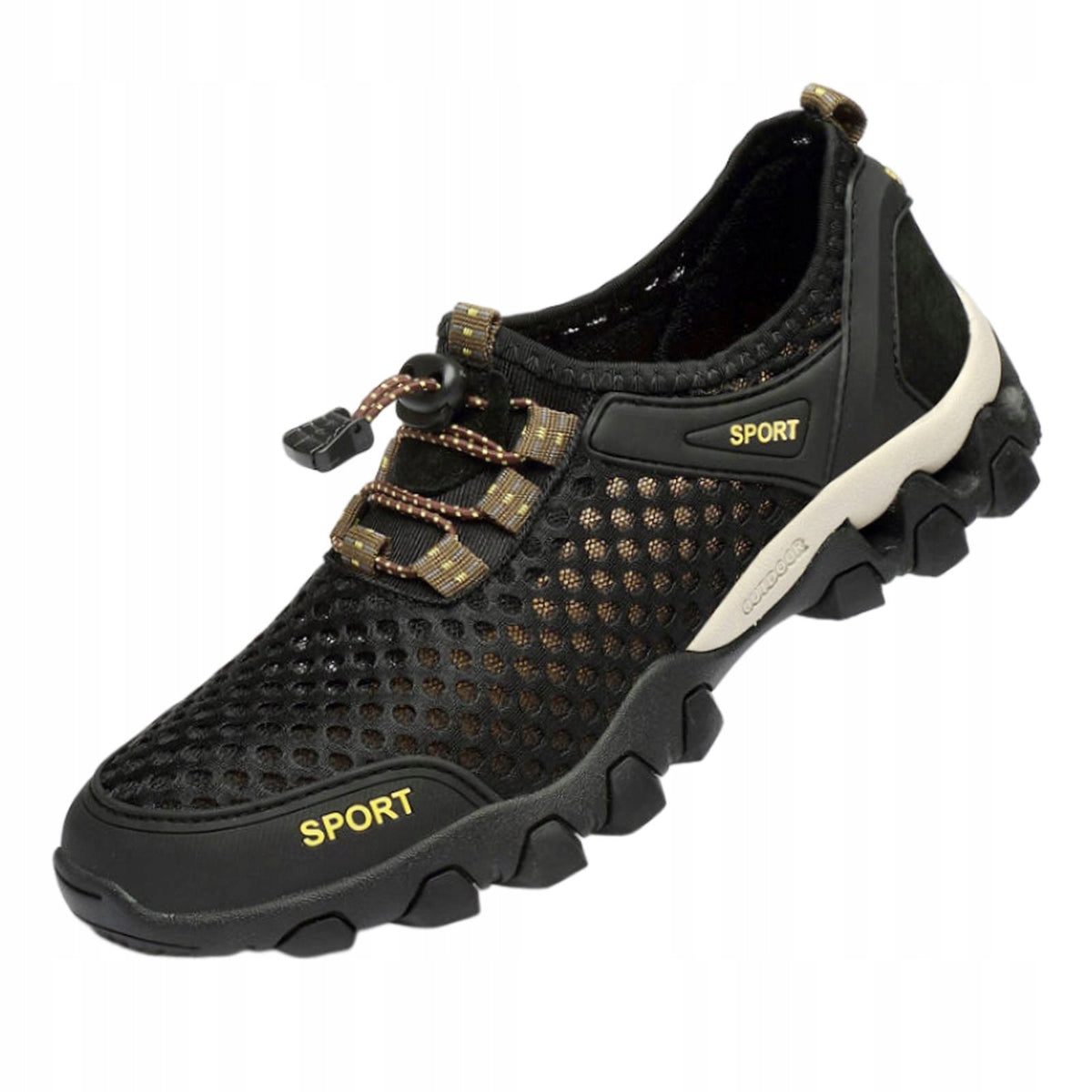 Sneakers, Male Footwear Breathable 44 Black Brand no brand