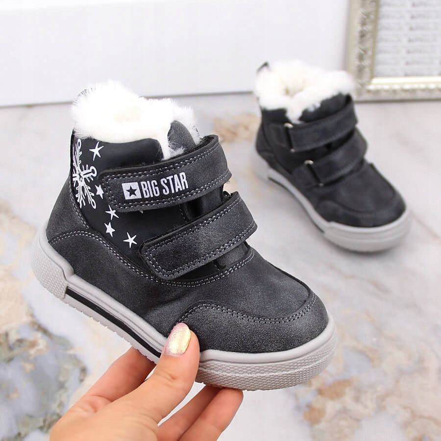Stiefel für Kinder Big Star KK374191, grau 