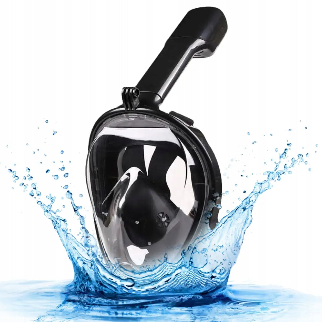 Snorkeling Mask Full Face Diving Mask L/XL Black + Bag Manufacturer code MCL/XL