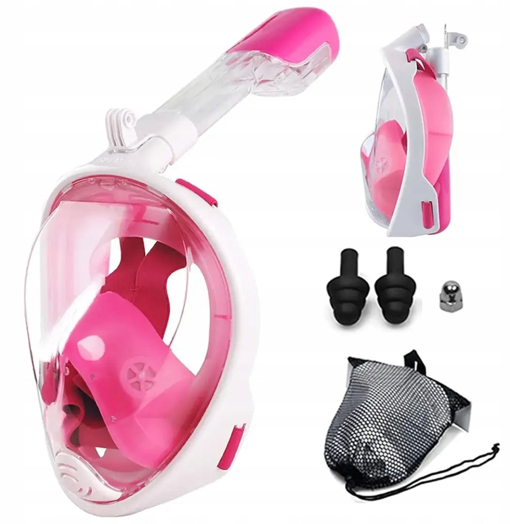 Snorkeling Mask Full Face Diving Mask L/XL Pink + Work EAN (GTIN) 5905591601320