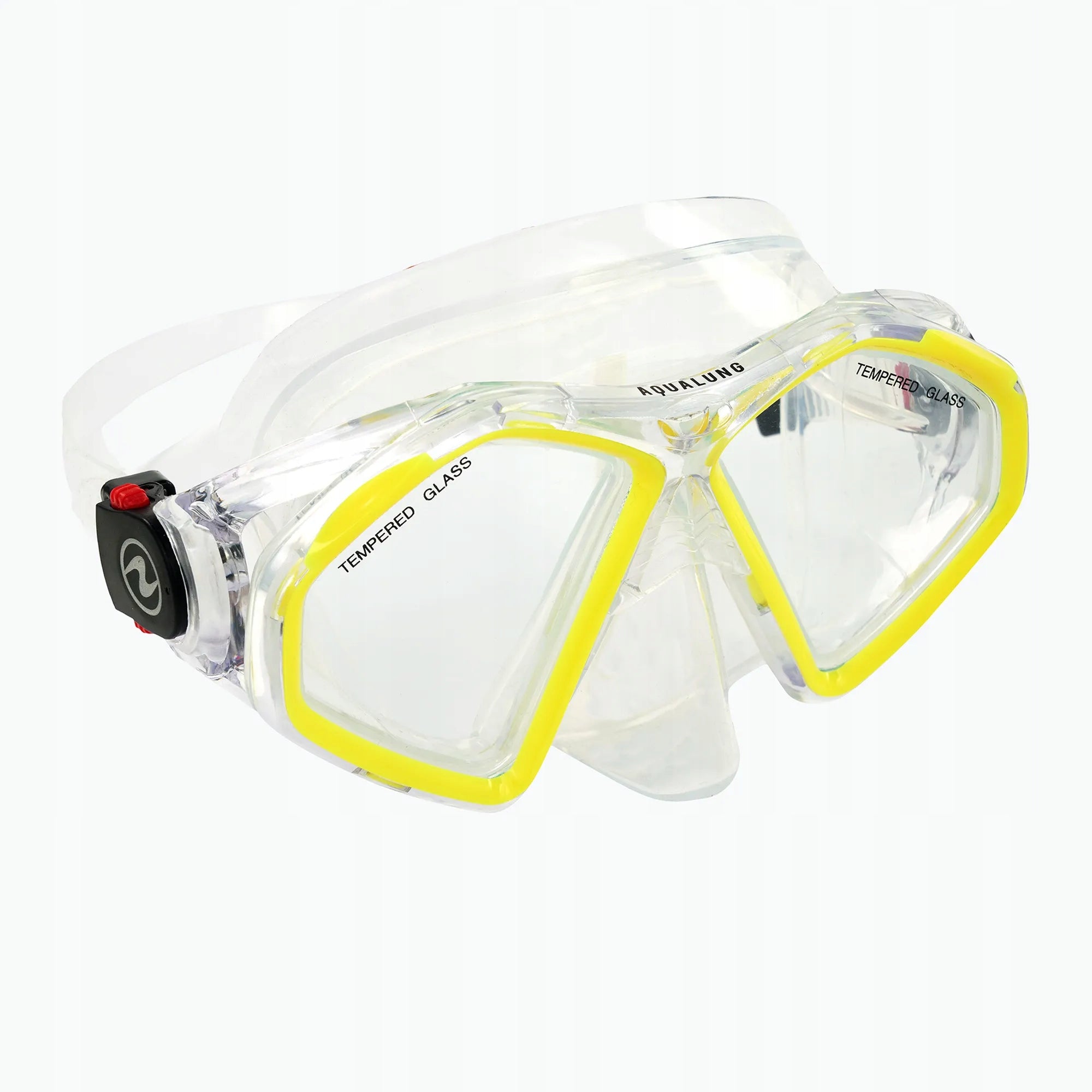Snorkeling mask Aqualung Hawkeye transparent/yellow