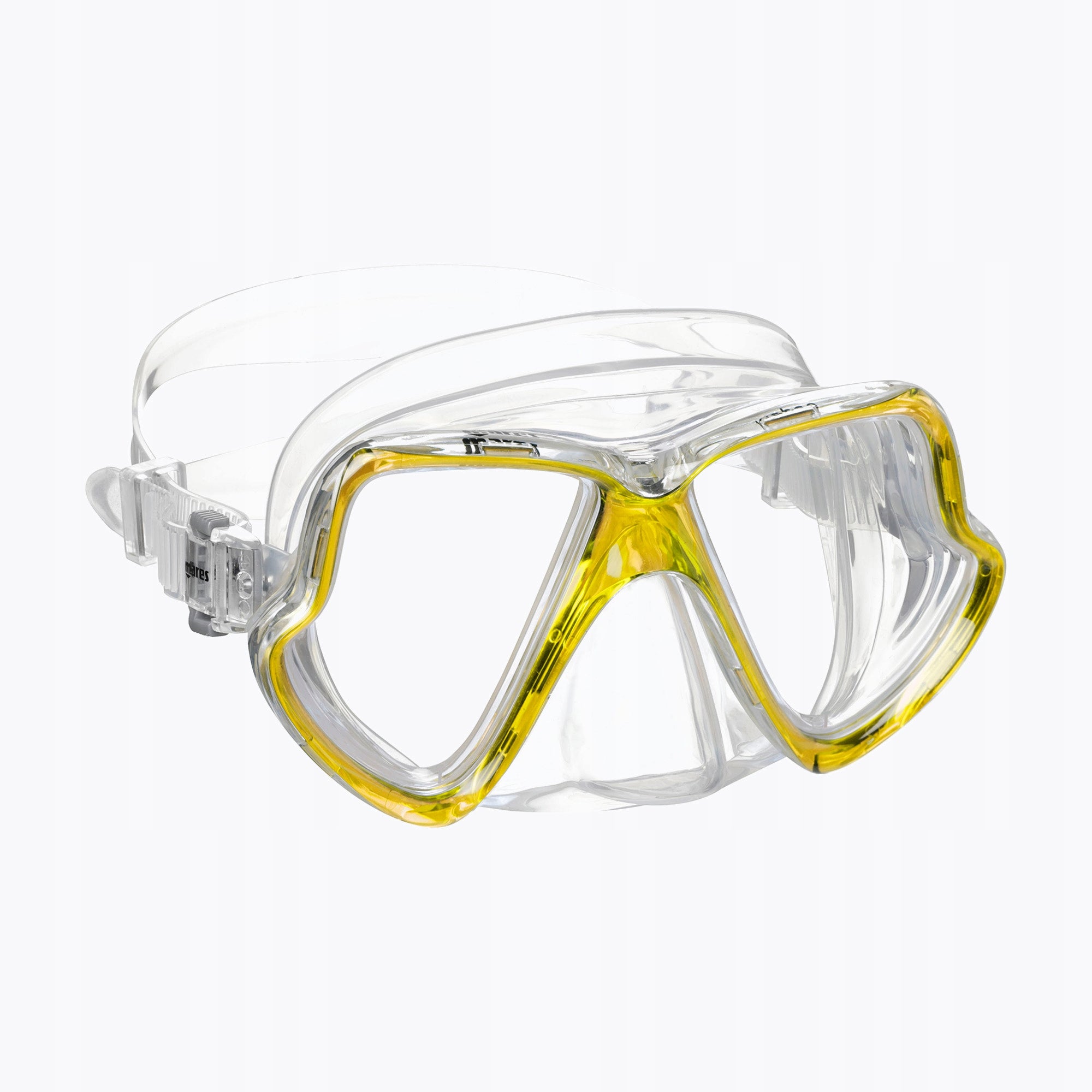Snorkeling mask Mares Wahoo yellow/clear OS Color yellow