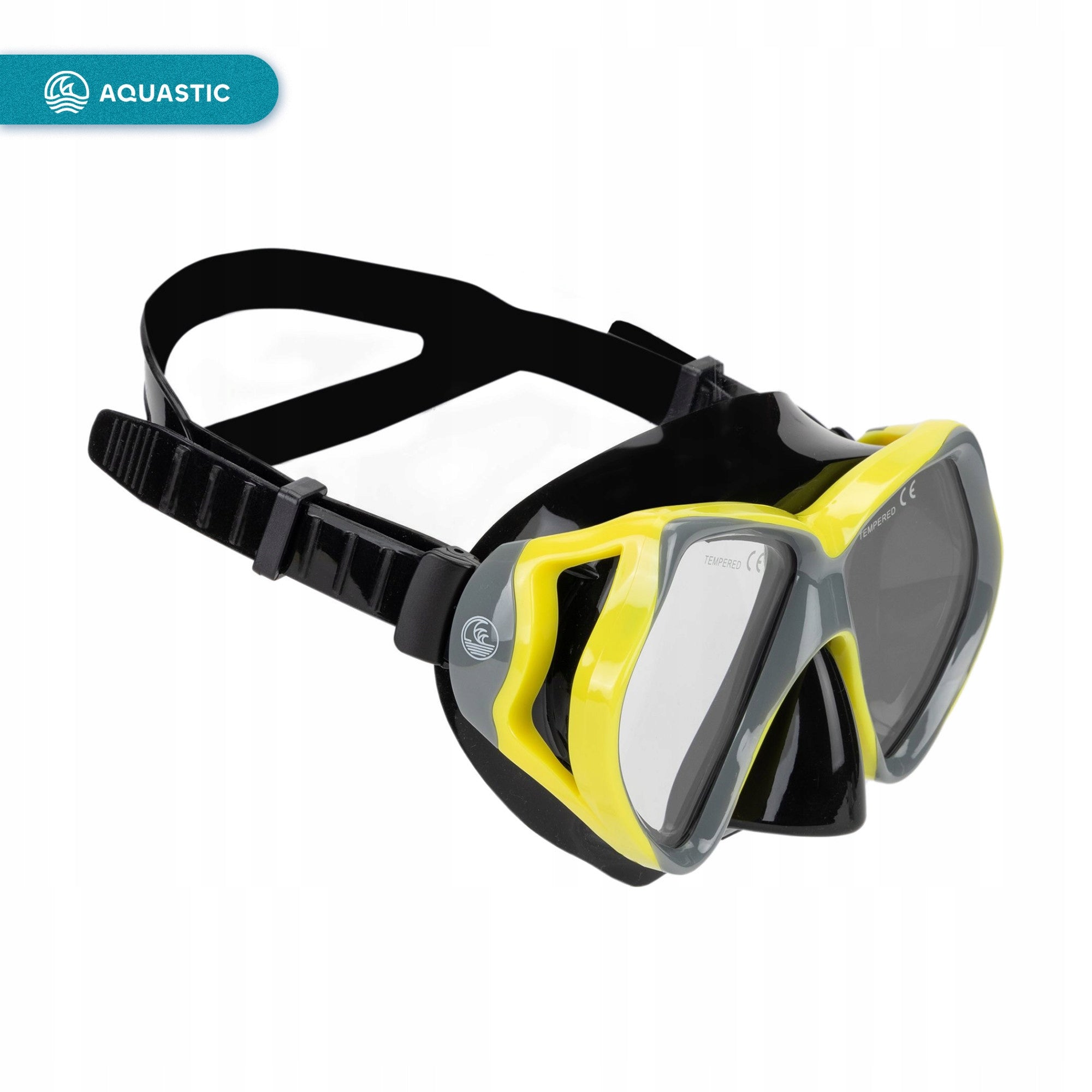 Snorkeling set AQUASTIC Shoal mask + snorkel VENT VALVE Model Shoal
