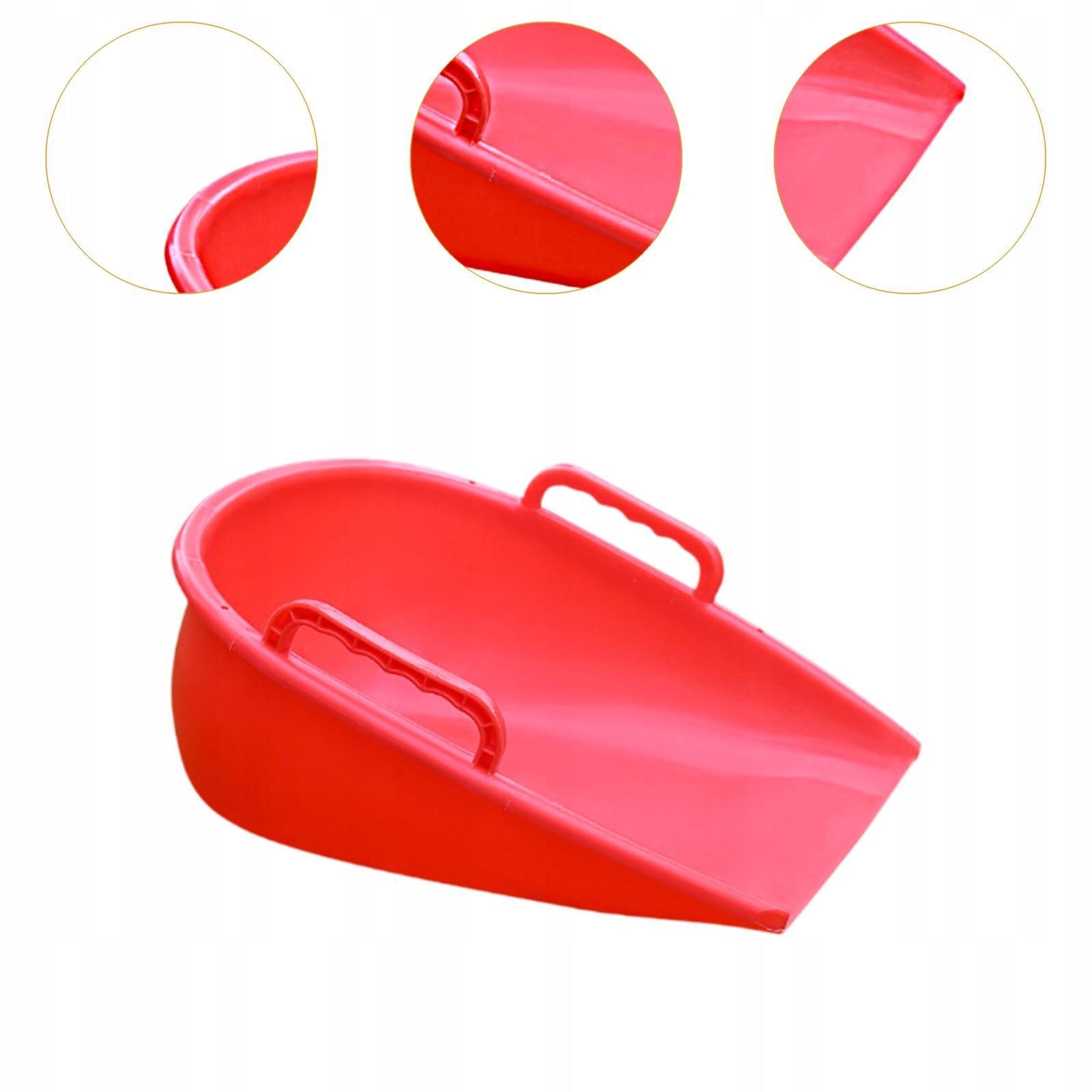 Snow Removal Tool Dust Pan with Handles Yard with 4 Holes Farm Tools Packaging status original