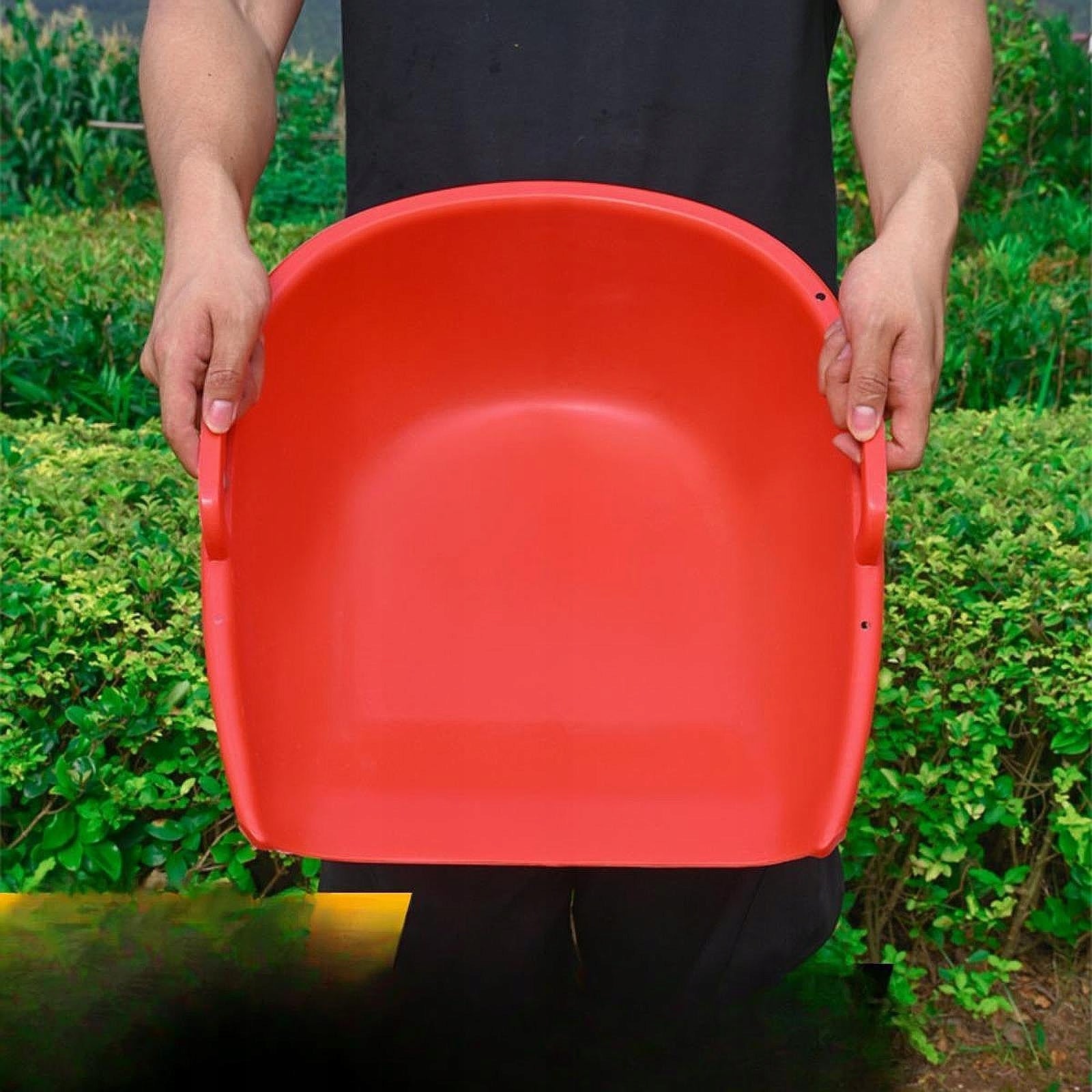 Snow Removal Tool Dust Pan with Handles Yard with 4 Holes Farm Tools