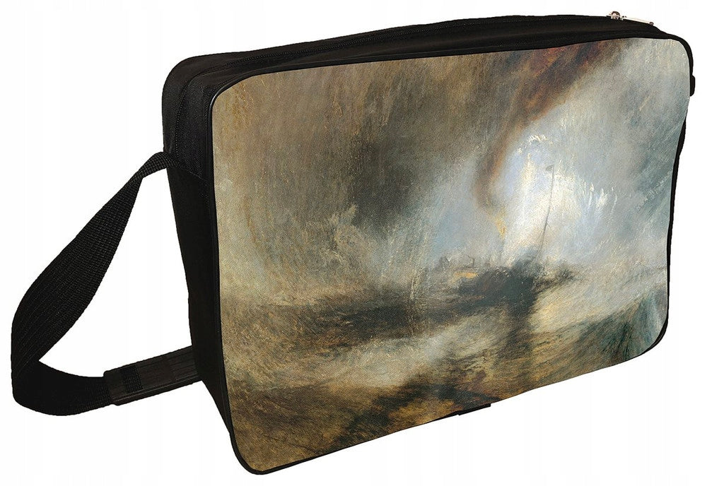 Snowflake Shoulder Bag: Steamer at the entrance to William Turner Harbor Packaging status original